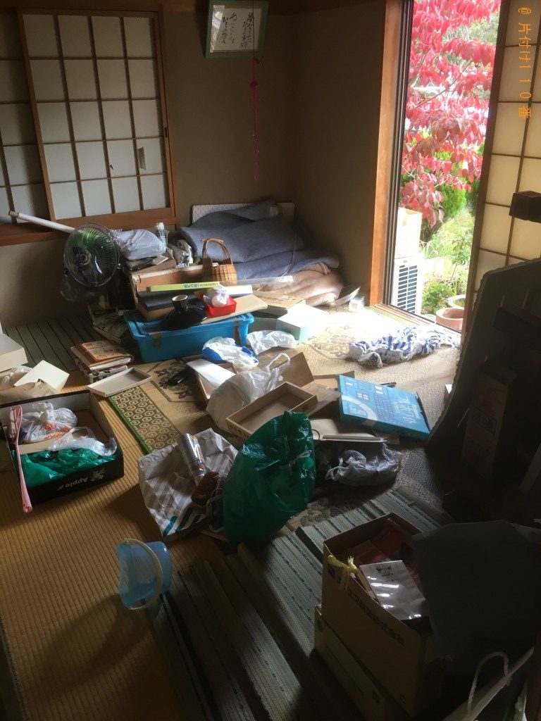 【大津市】トラック2台分の不用品処分ご依頼　お客様の声