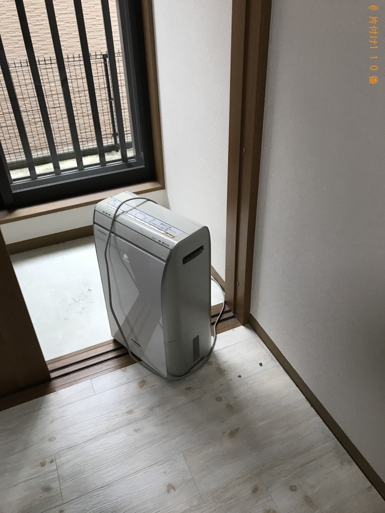 【金沢市】除湿器、空気清浄機、プラケースの回収ご依頼　お客様の声