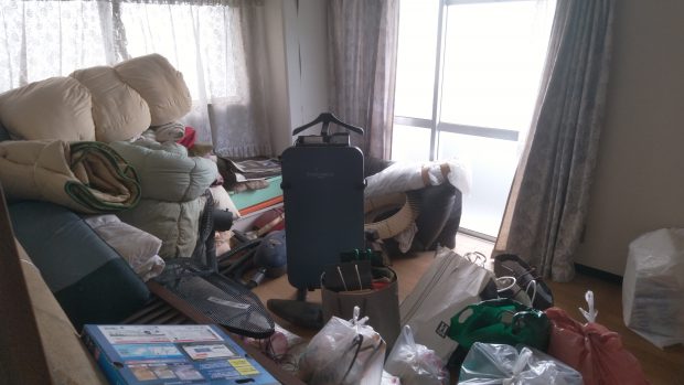【徳島市】汚部屋の片付けと不用品回収！あっという間にきれいになった、とお喜び頂けました！