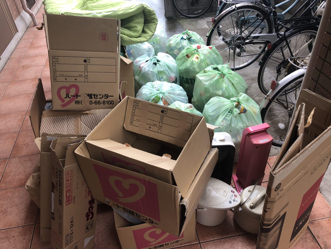 【千葉市】大量の家庭ごみや布団の回収☆缶やビンも回収してくれて助かったとご満足いただけました！