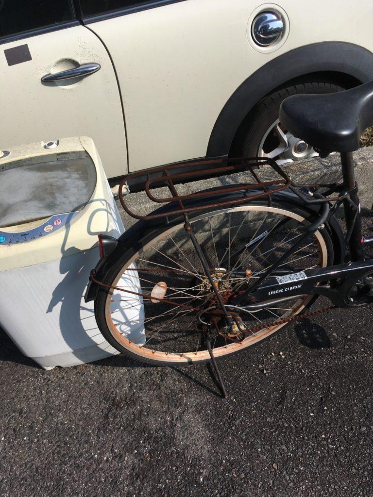 豊田市広路町】洗濯機、自転車の回収☆ご希望日、お見積り通りでの回収 