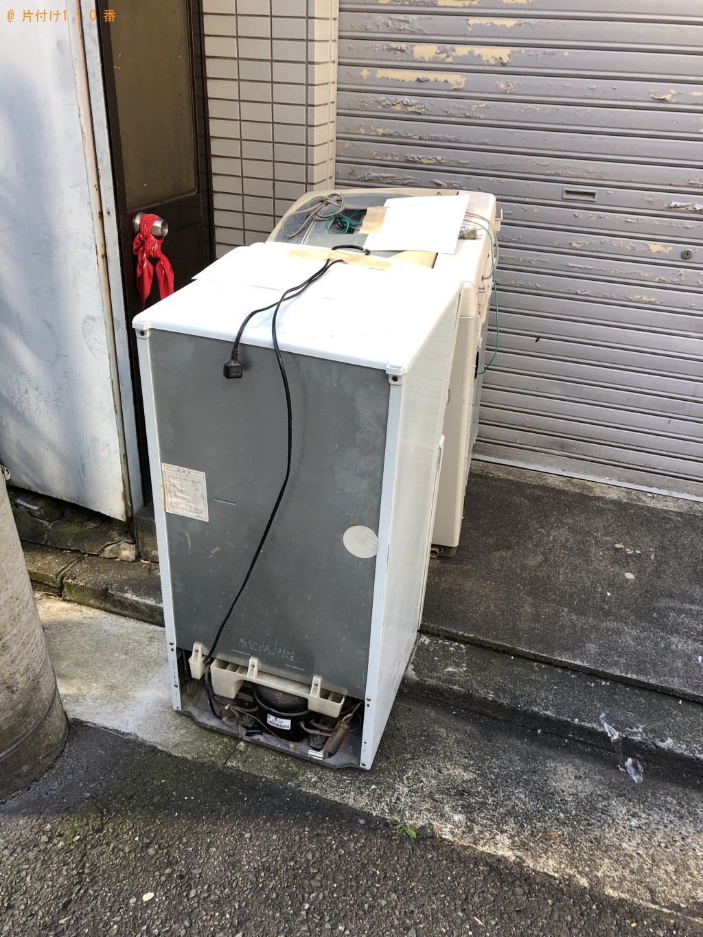 【大阪市生野区】冷蔵庫・洗濯機の回収・処分ご依頼　お客様の声