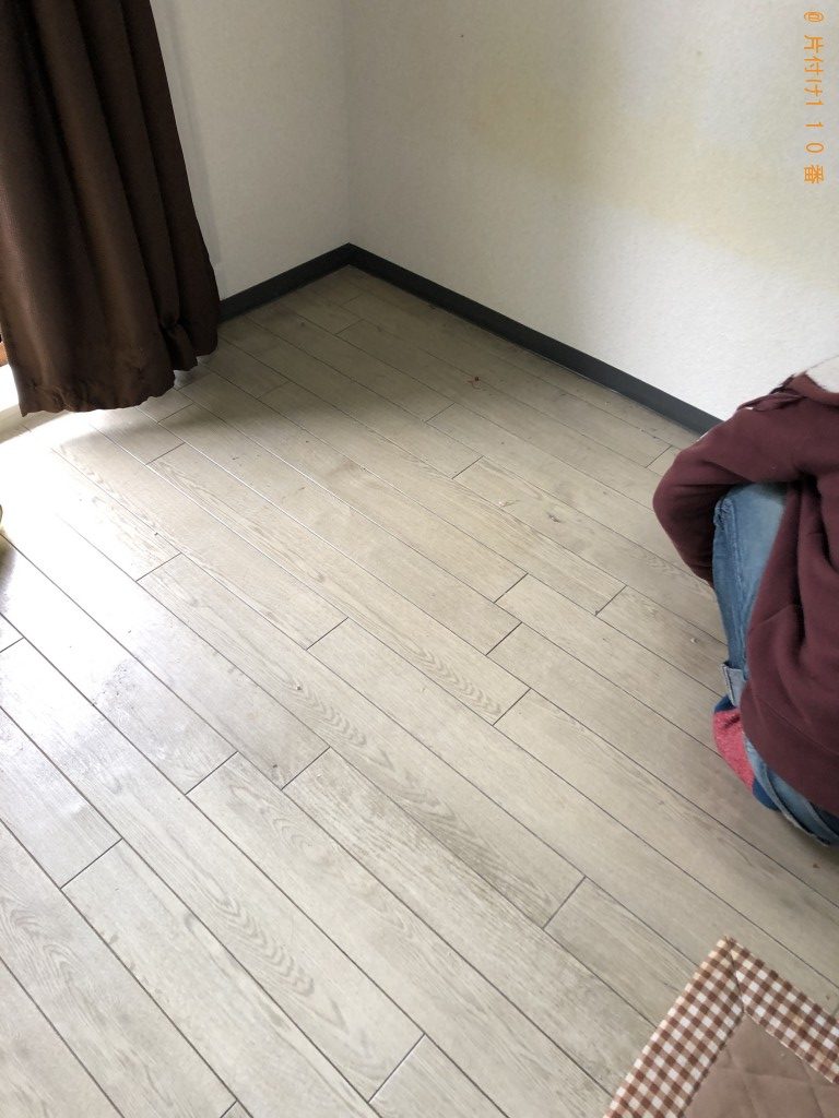 【京都市上京区】シングルベッド、棚、衣類等の回収・処分　お客様の声