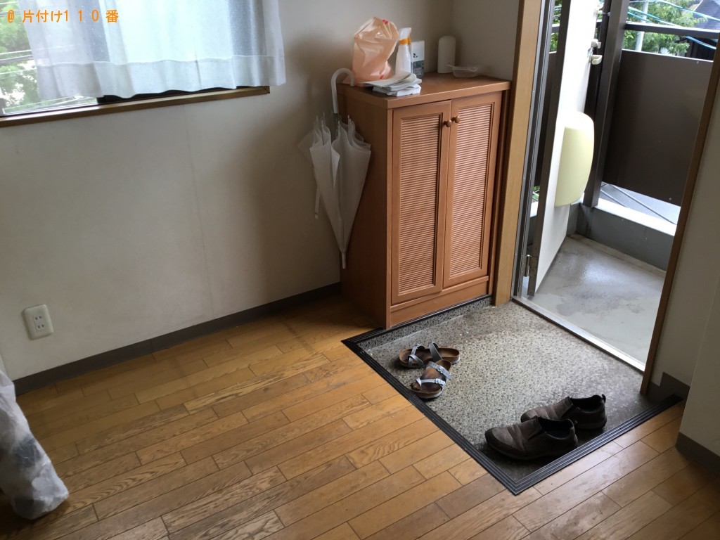 【神戸市東灘区】冷蔵庫、洗濯機、カラーボックス等の回収・処分　お客様の声