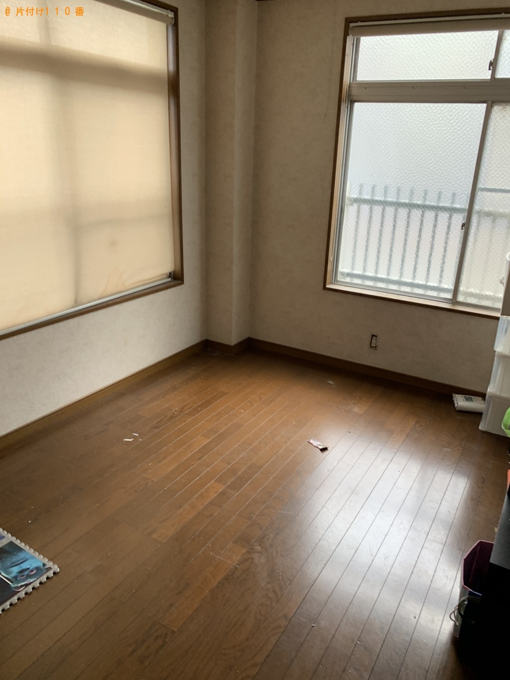 【京都市右京区】シングルベッド、学習机の処分・回収　お客様の声