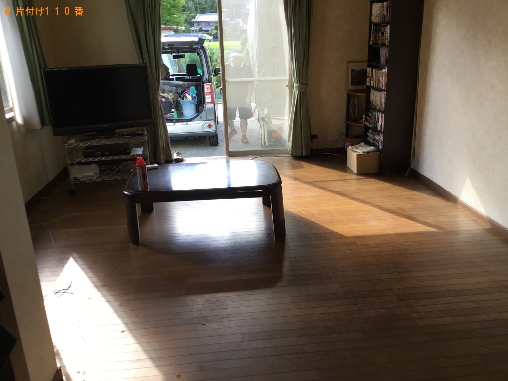 【鶴ヶ島市】軽トラック程の不用品処分と掃除のご依頼 お客様の声