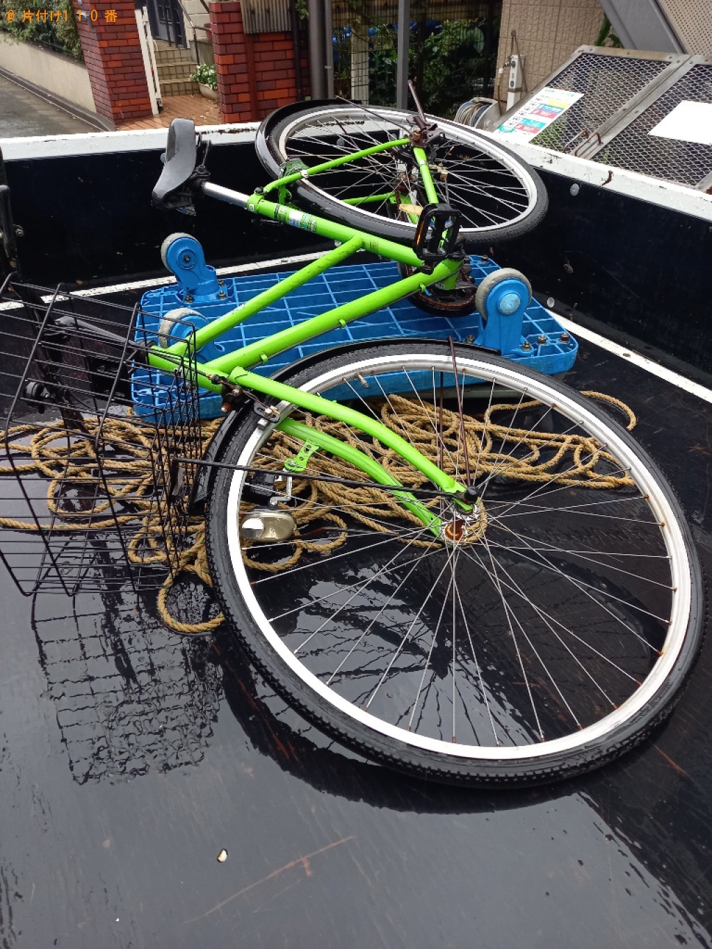 【川崎市多摩区】自転車の出張不用品回収・処分ご依頼　お客様の声