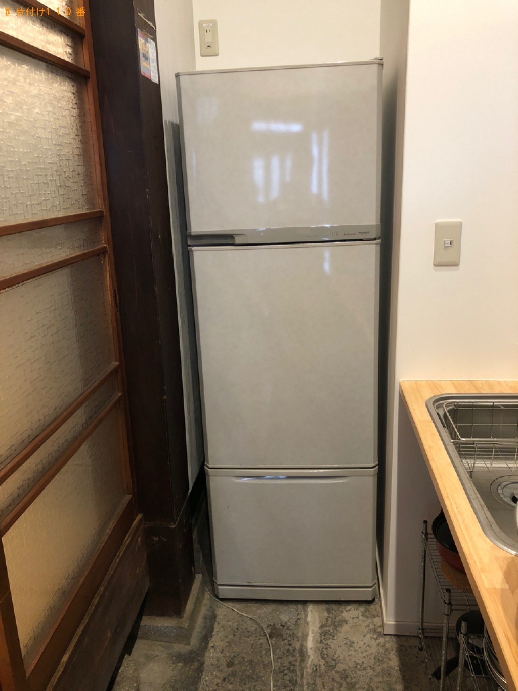 【京都市中京区】171L以上冷蔵庫の出張不用品回収・処分ご依頼