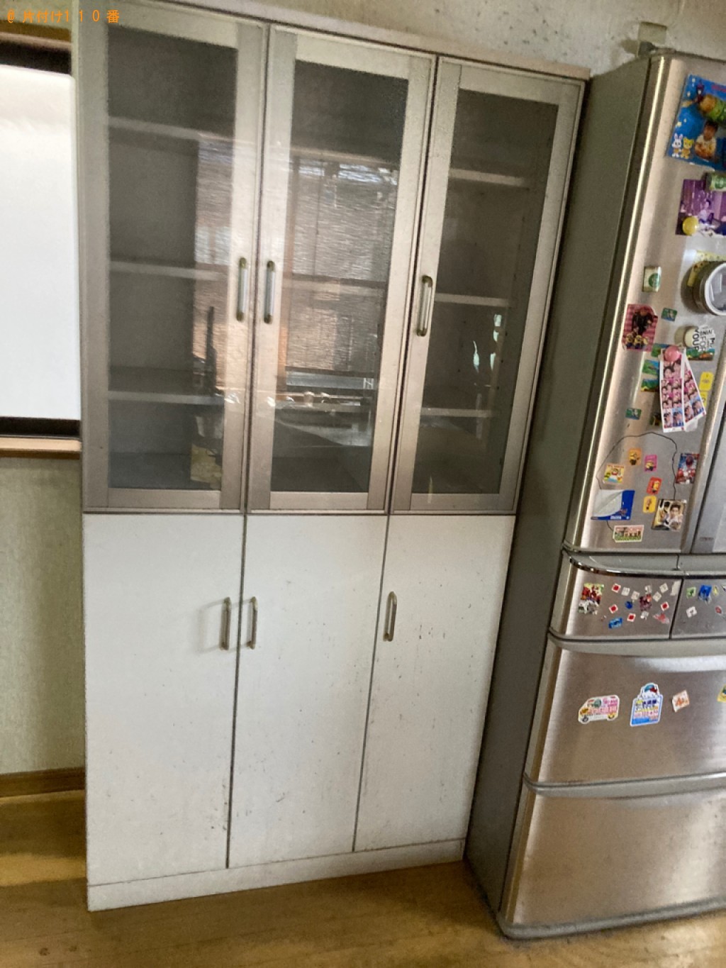 【堺市堺区】食器棚の出張不用品回収・処分ご依頼　お客様の声