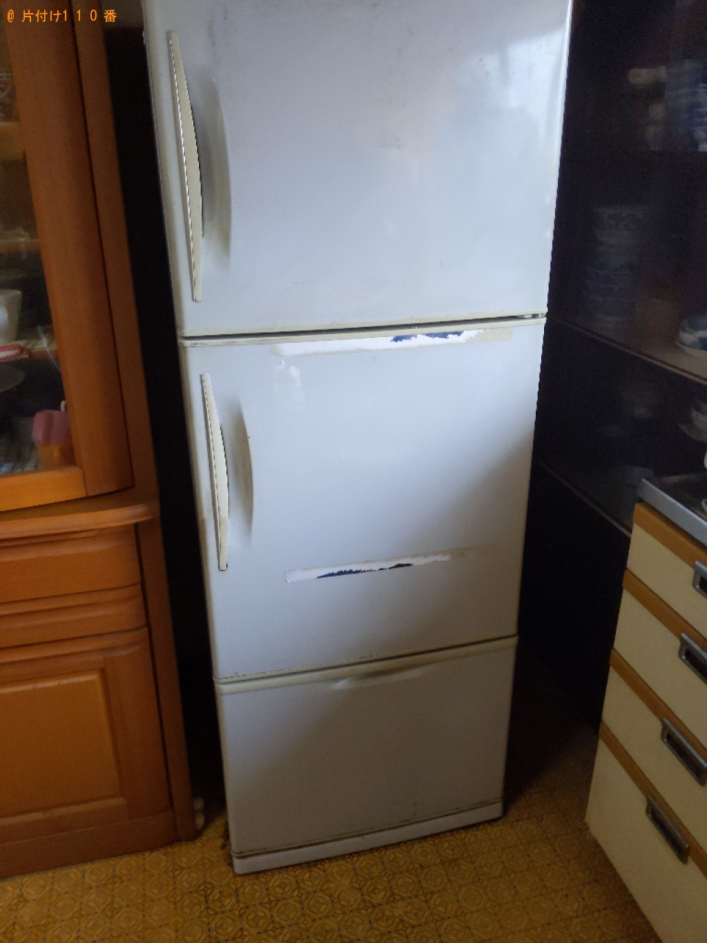 【奈良市】170L未満冷蔵庫の出張不用品回収・処分ご依頼　