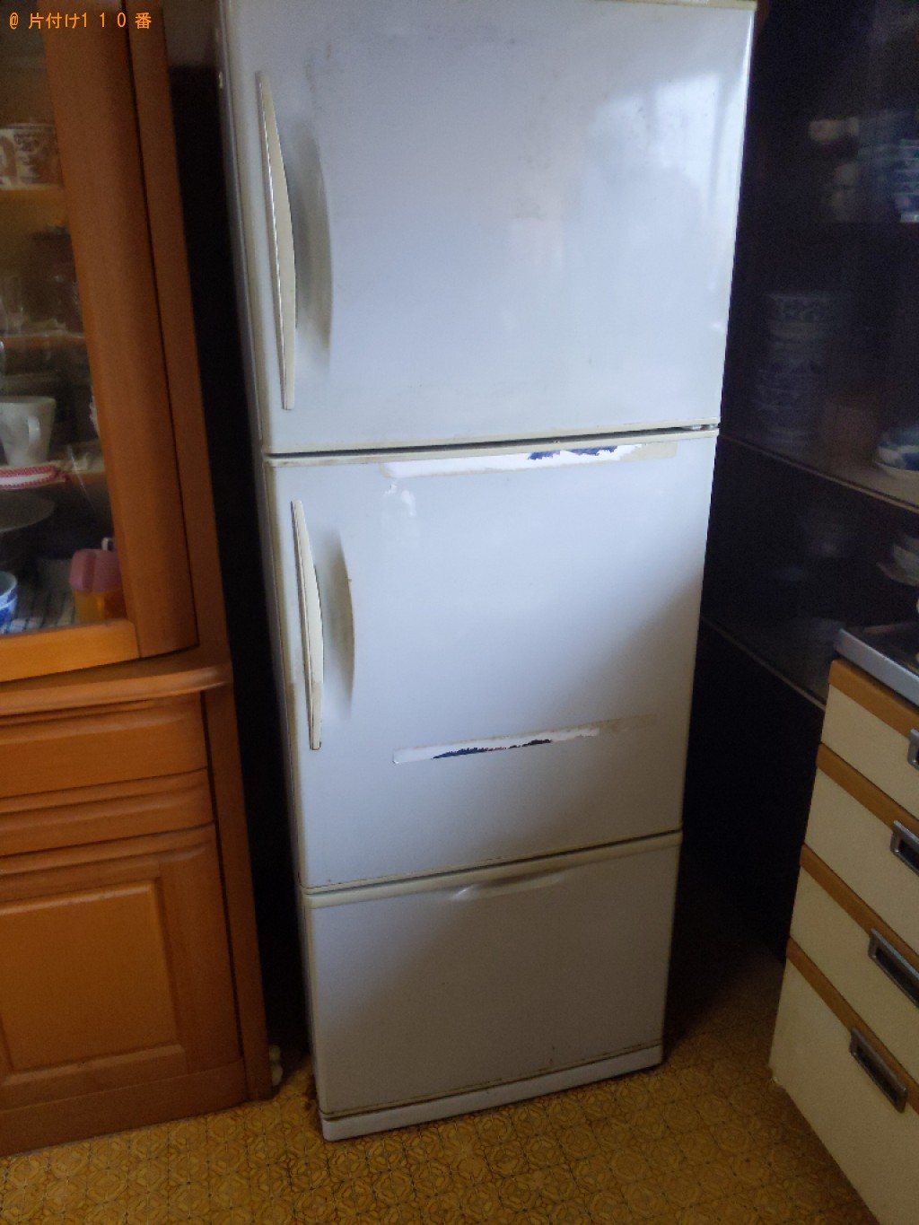 【奈良市】170L未満冷蔵庫の出張不用品回収・処分ご依頼　