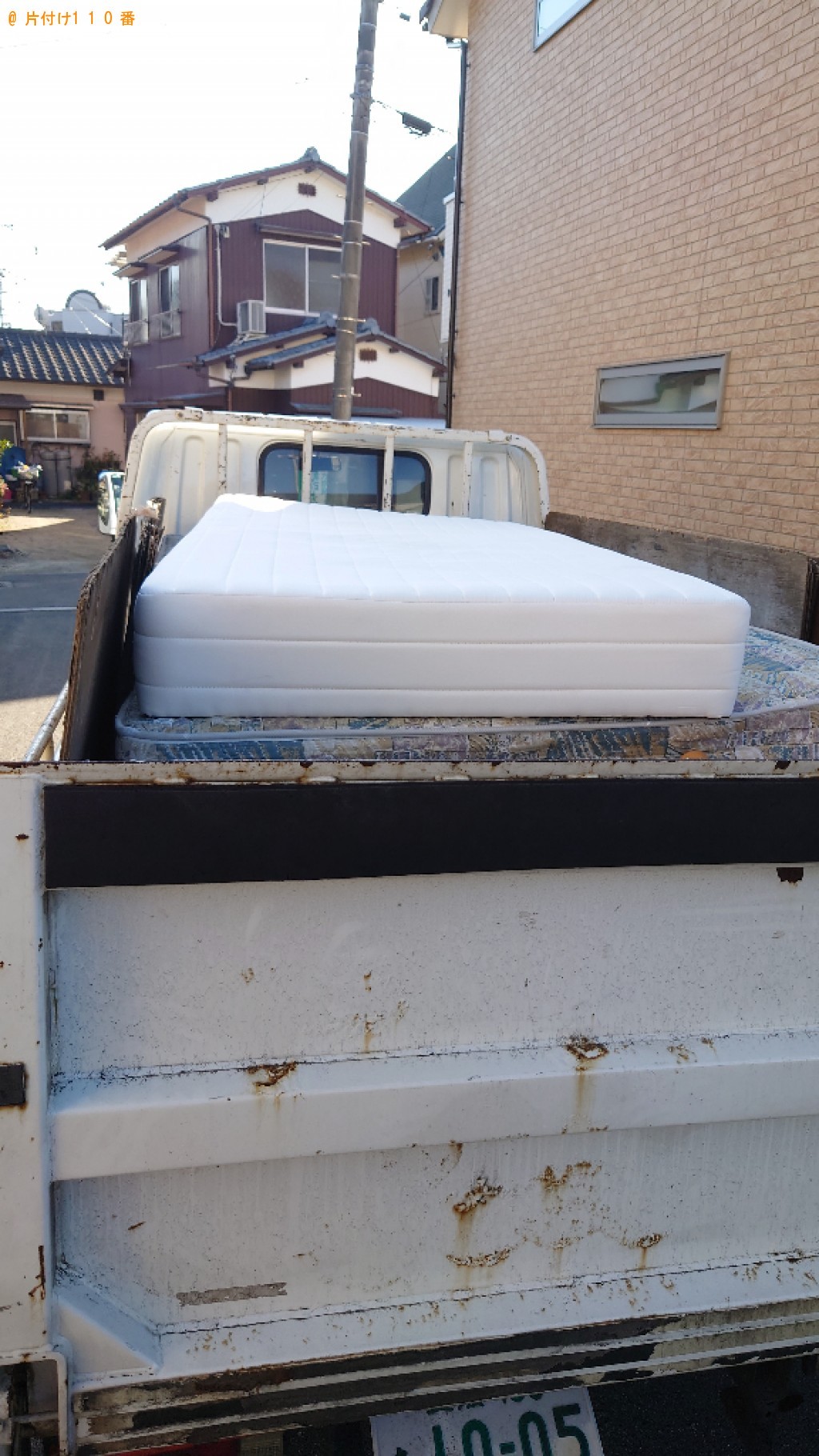 【松山市】シングルベッドの出張不用品回収・処分ご依頼　お客様の声