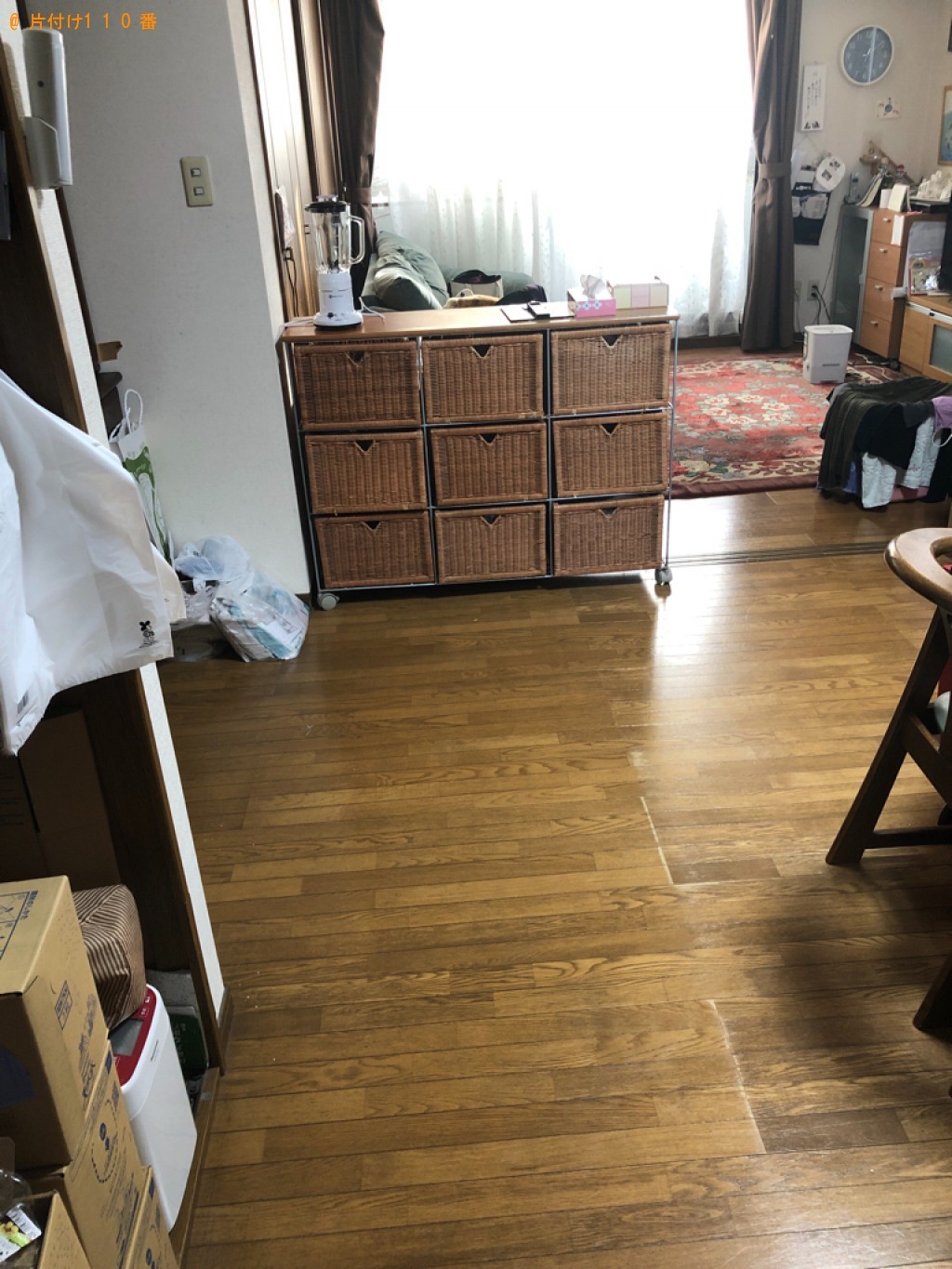 【京都市左京区】家具の出張不用品回収・処分ご依頼　お客様の声
