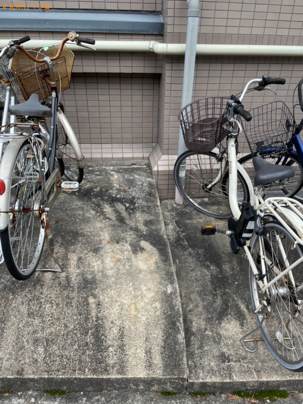 【京都市左京区】自転車の出張不用品回収・処分ご依頼　お客様の声