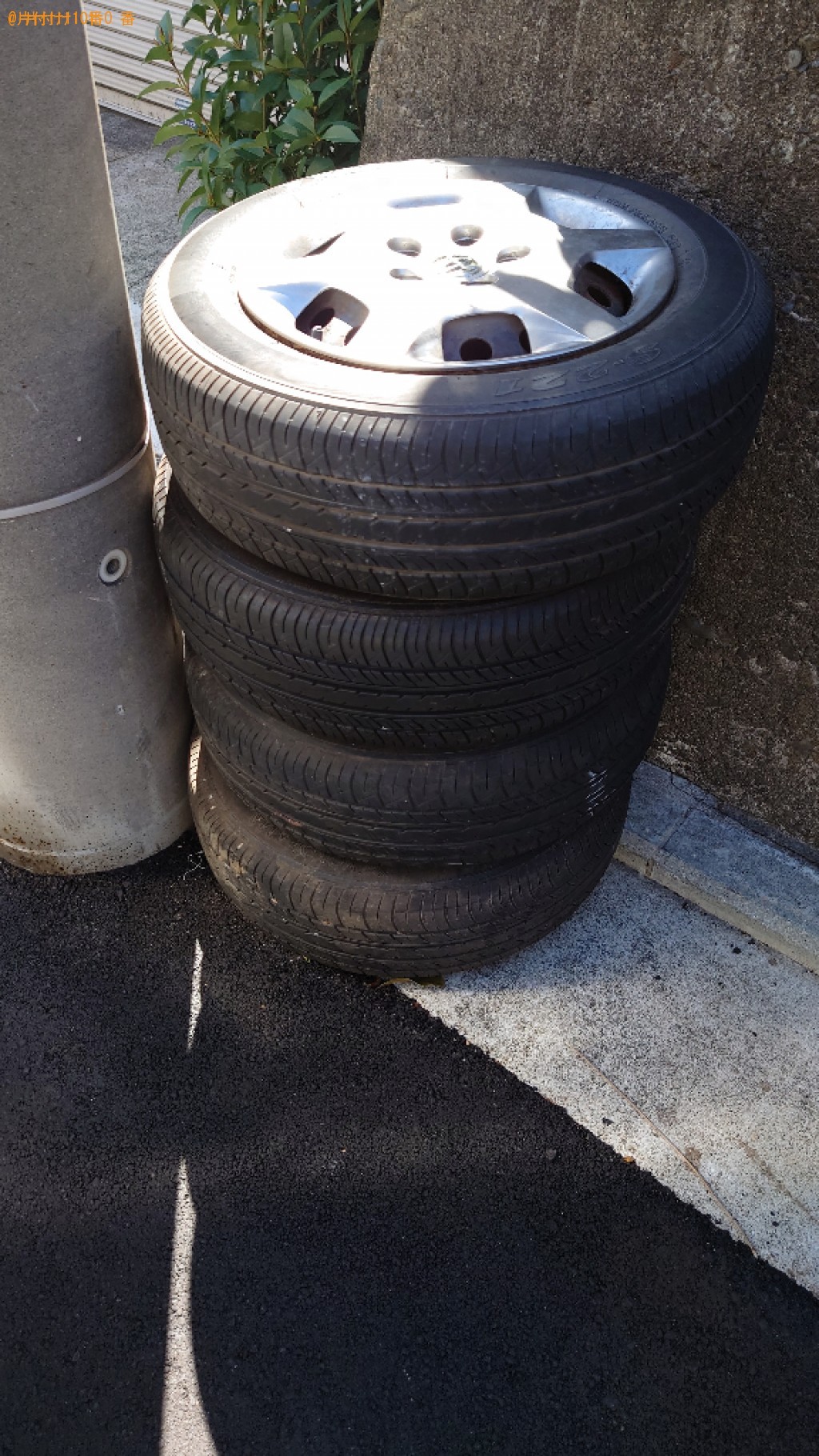 【横浜市神奈川区】自動車タイヤの出張不用品回収・処分ご依頼