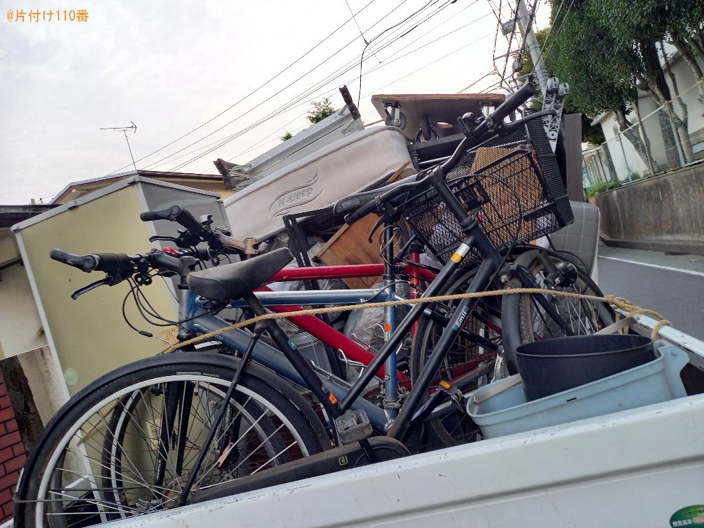 【三鷹市】自転車等の出張不用品回収・処分ご依頼　お客様の声