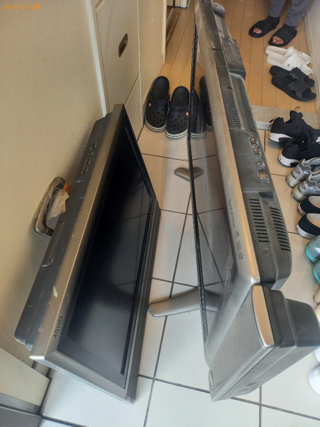 【千葉市中央区】16型以上テレビの出張不用品回収・処分ご依頼