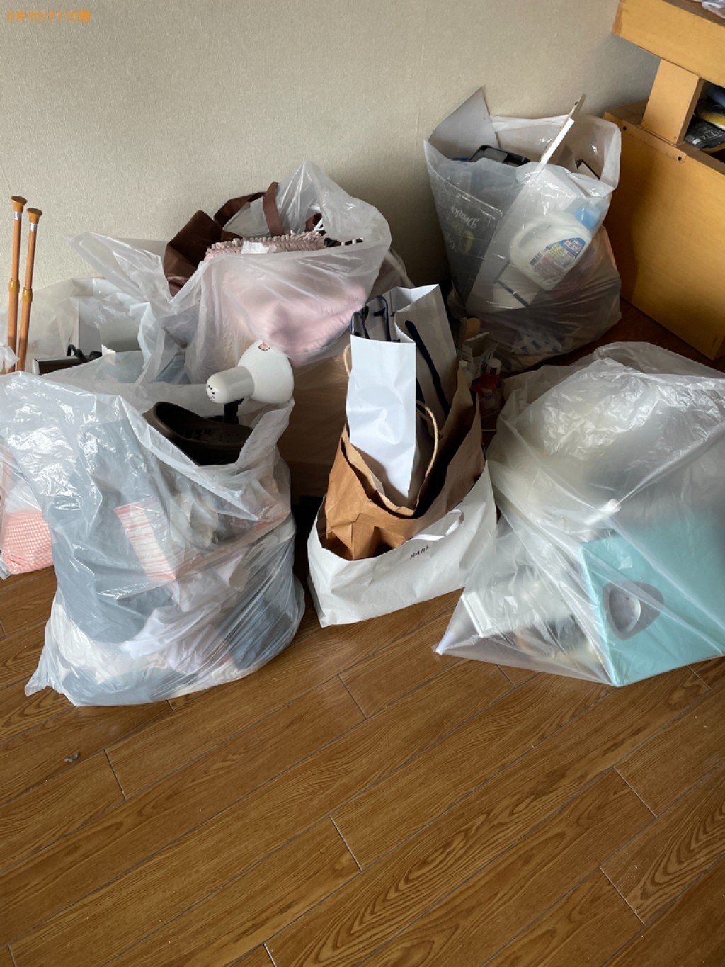 【京都市南区】細々とした物などの出張不用品回収・処分ご依頼