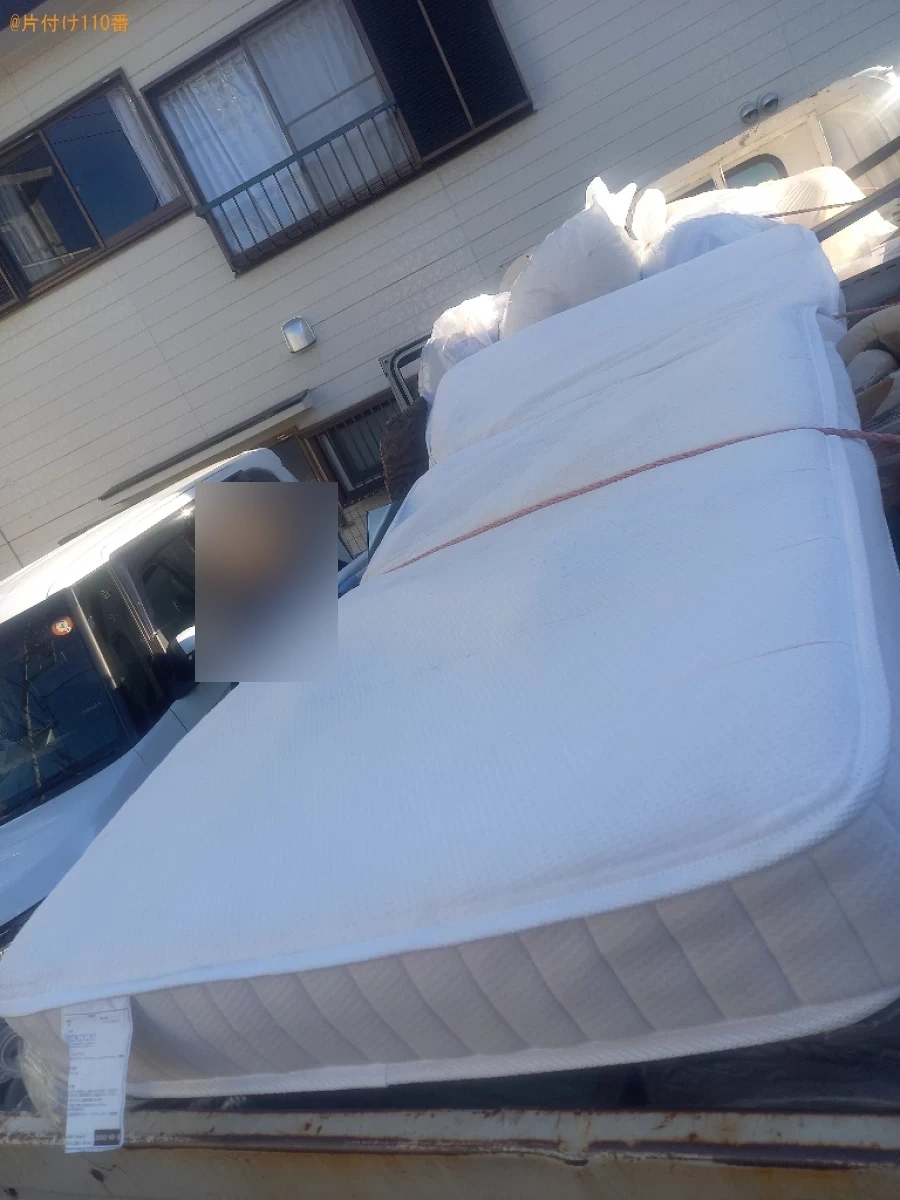 【船橋市行田町】シングルベッドマットレス等の回収