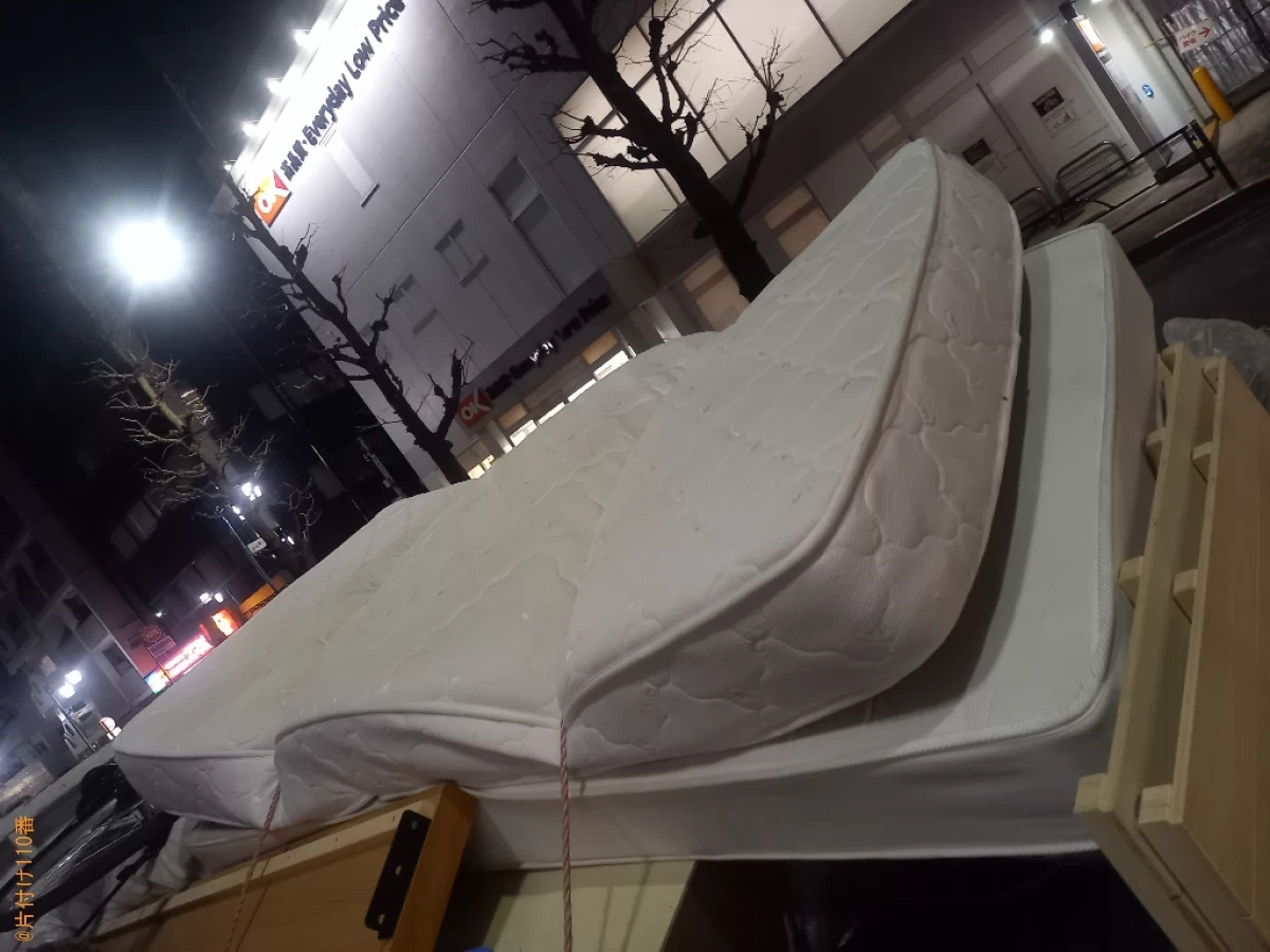 【新宿区】シングルベッドマットレスの回収・処分ご依頼　お客様の声