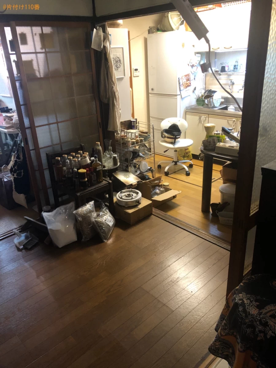 【京都市北区】家具の出張不用品回収・処分ご依頼　お客様の声