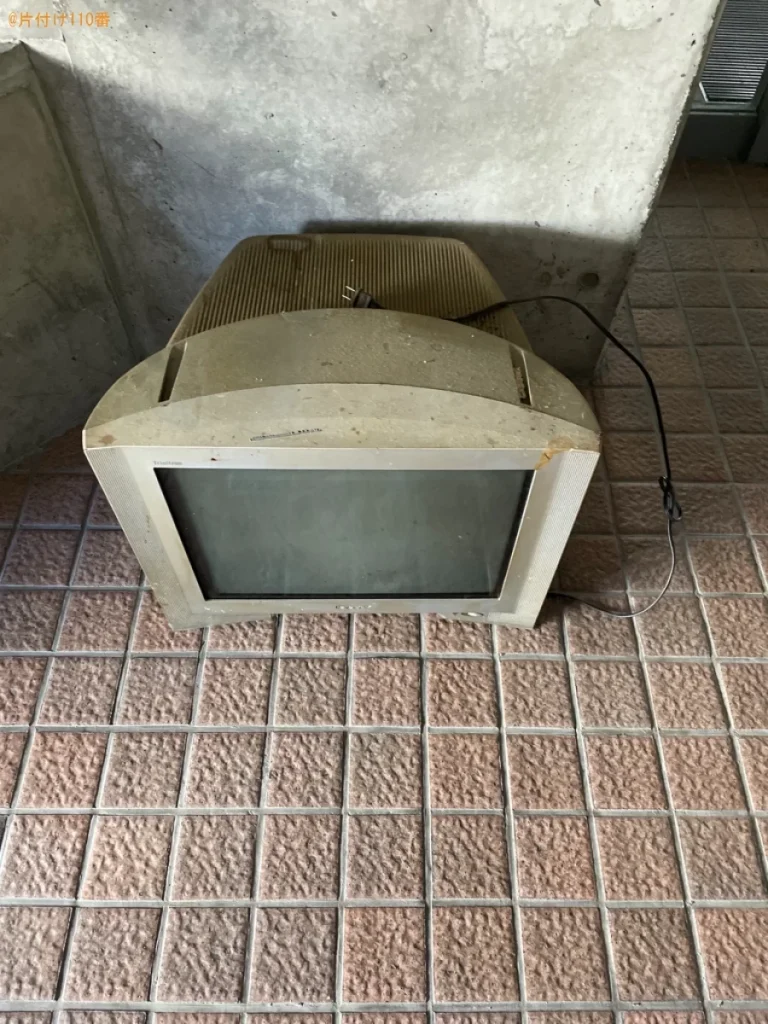 【京都市中京区】16型以上テレビの出張不用品回収・処分ご依頼