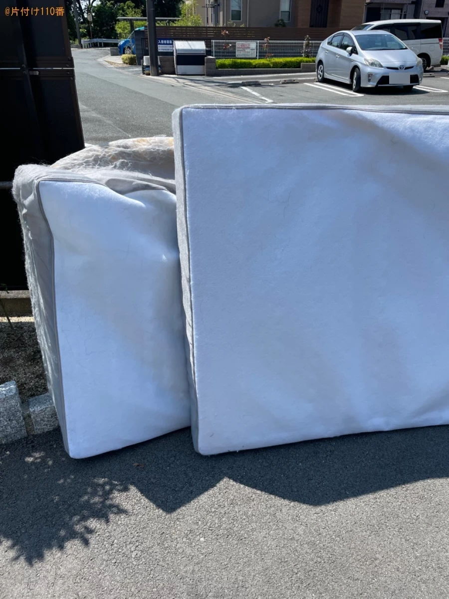 【浜松市中区】シングルベッドマットレス等の回収・処分ご依頼