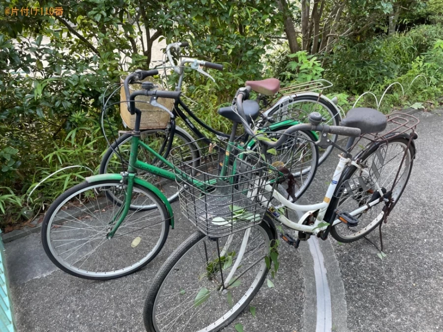 【京田辺市】自転車の出張不用品回収・処分ご依頼　お客様の声