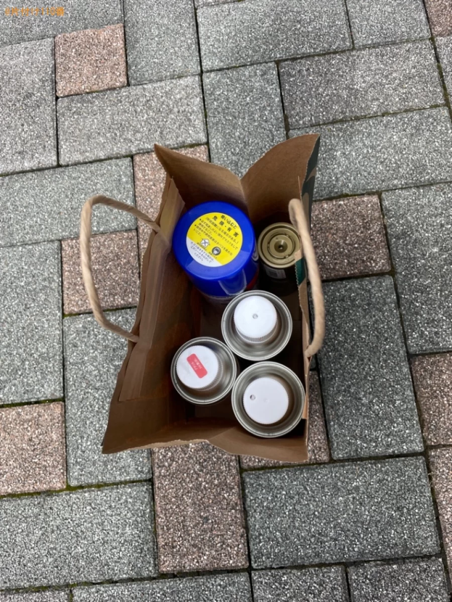 【静岡市】スプレー缶の出張不用品回収・処分ご依頼　お客様の声