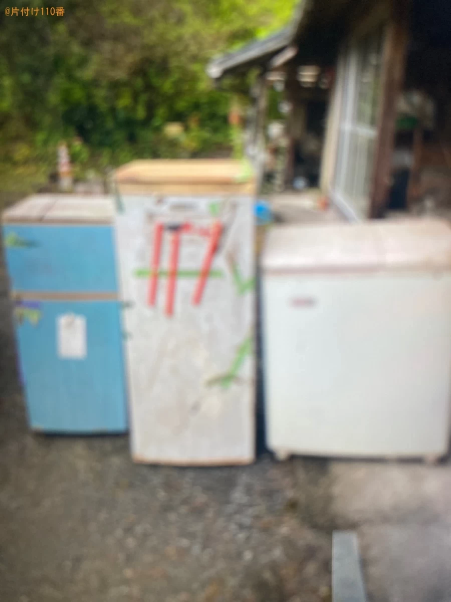 【鹿児島市有屋田町】冷蔵庫などの出張不用品回収・処分ご依頼