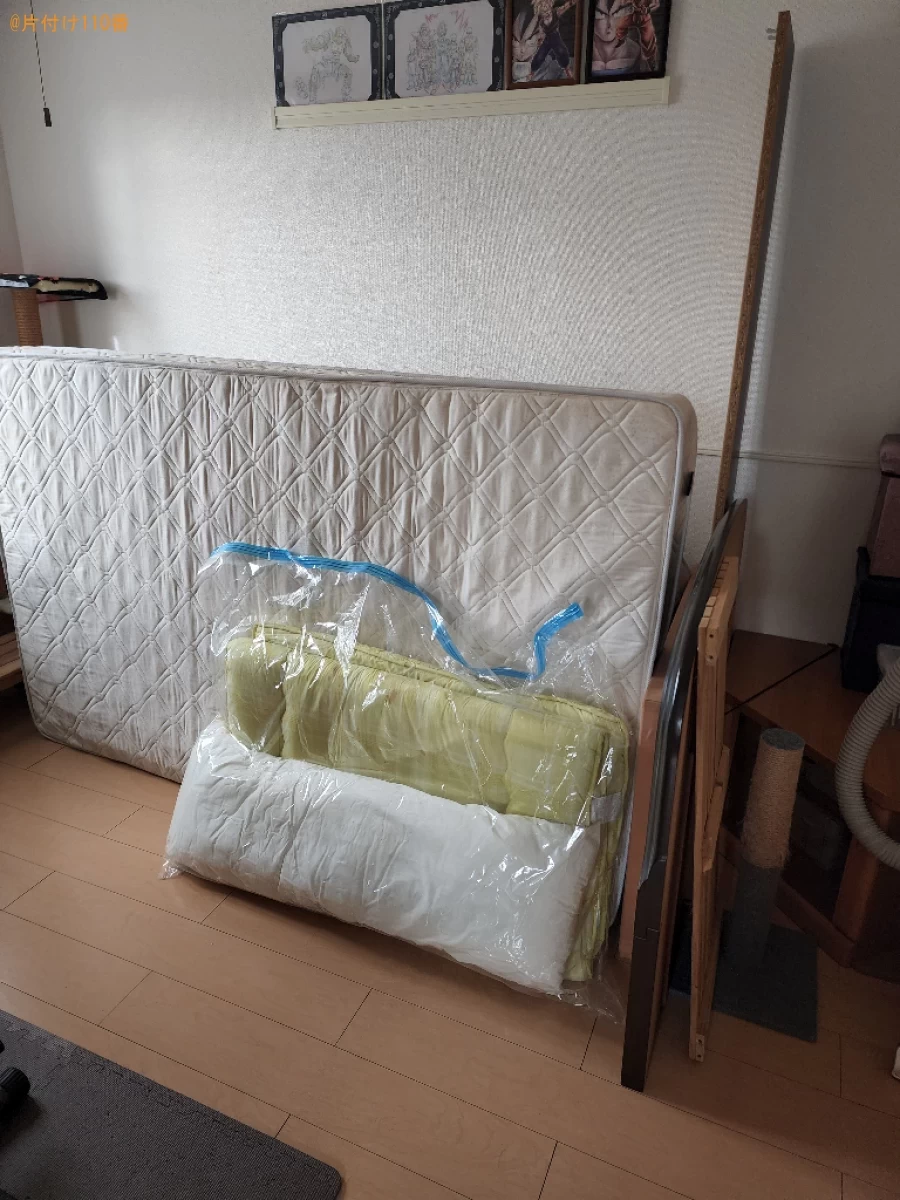 【北九州市小倉南区】ベッドなどの出張不用品回収・処分ご依頼