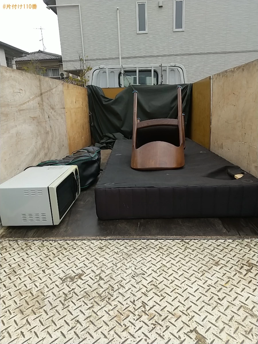 【福山市曙町】シングルベッドなどの出張不用品回収・処分ご依頼