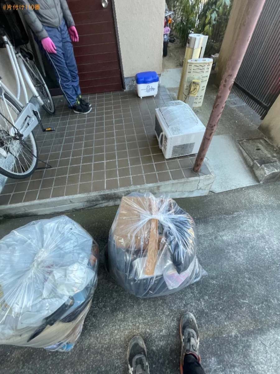【岡山市中区】細々とした物などの出張不用品回収・処分ご依頼