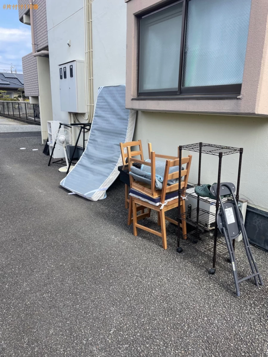 【焼津市柳新屋】ベッドや椅子など出張不用品回収・処分のご依頼