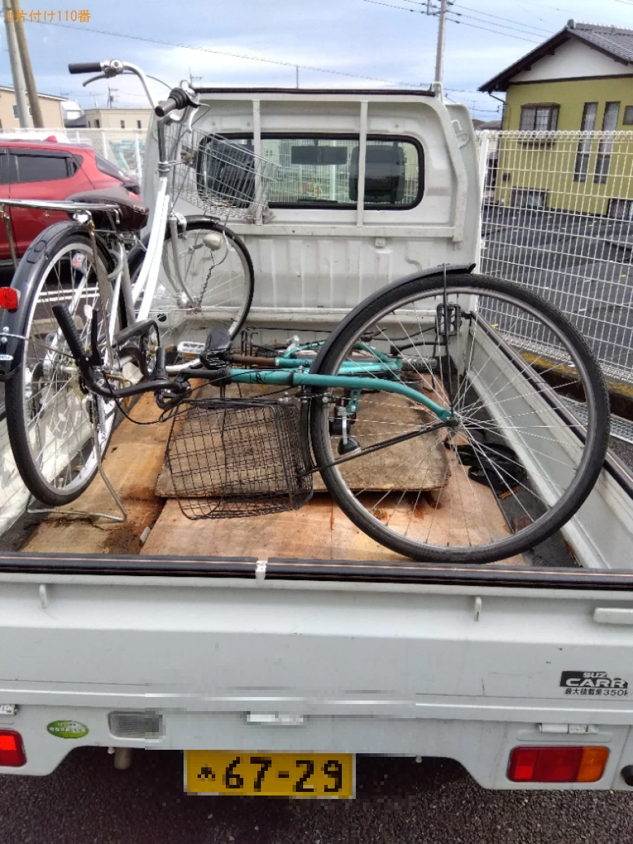 【富士市】自転車の出張不用品回収・処分ご依頼　お客様の声
