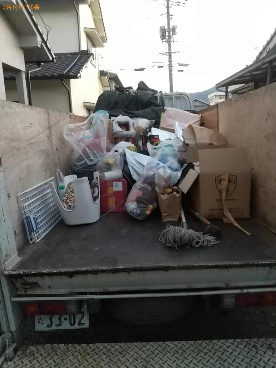 【福山市川口町】細々とした物などの出張不用品回収・処分ご依頼