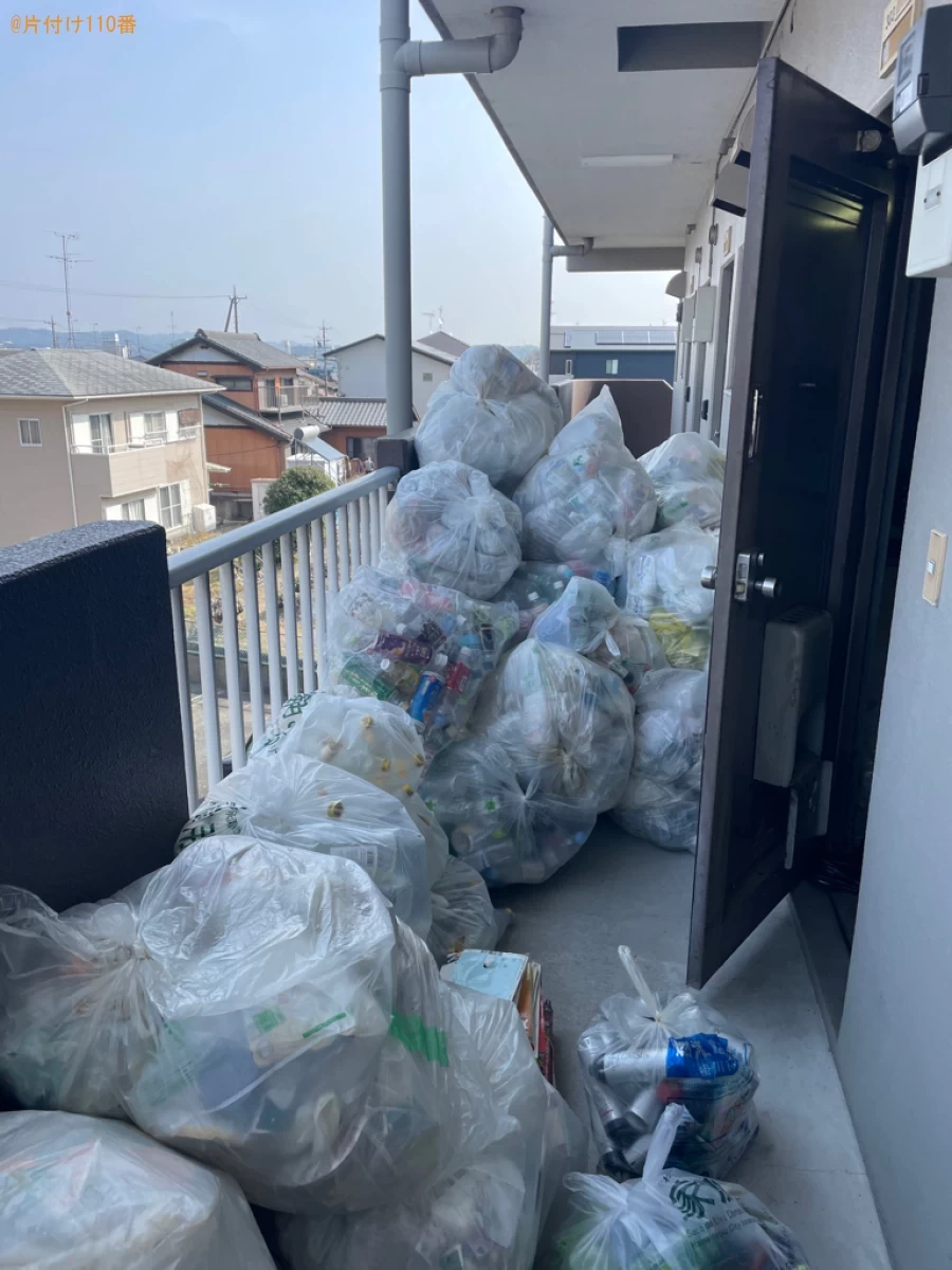 【掛川市下俣南】プラスチックや紙ゴミの出張不用品回収・処分ご依頼