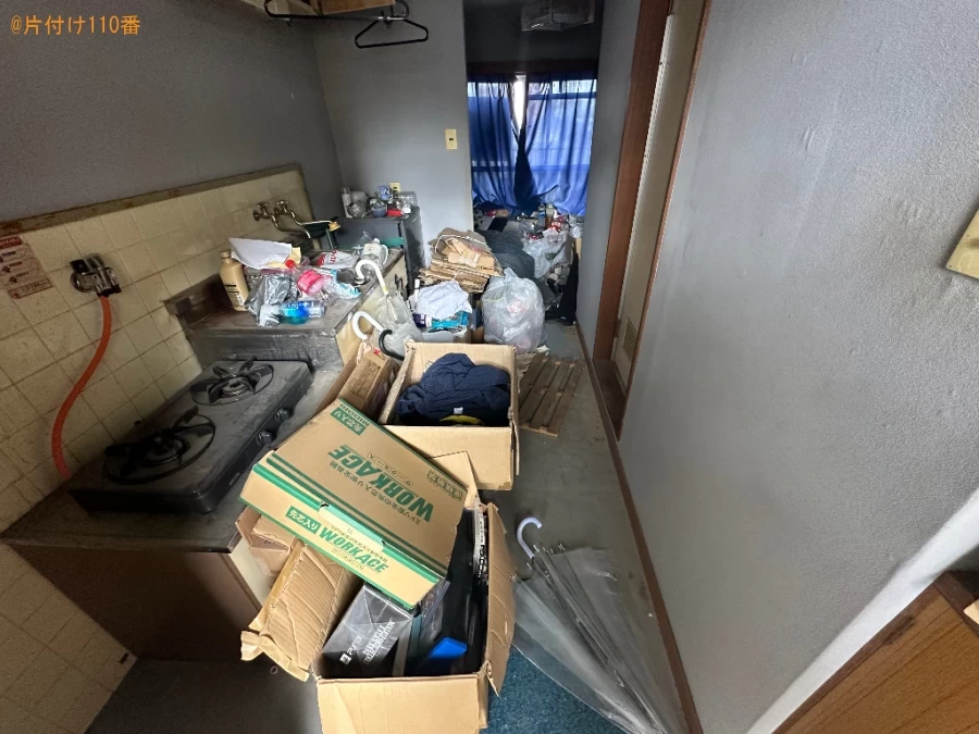 【鹿児島市上荒田町】部屋の不用品処分ご依頼　お客様の声