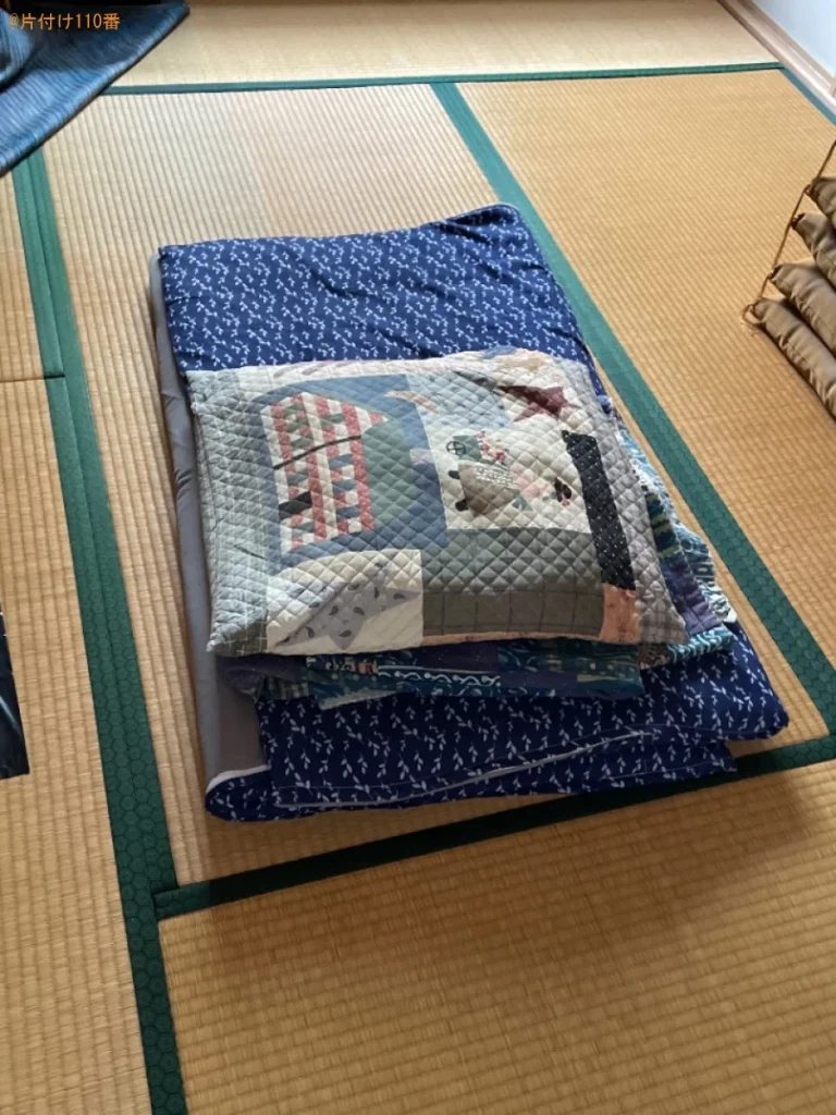 【京都市上京区寺之内竪町】畳・布団・毛布の回収、処分の依頼