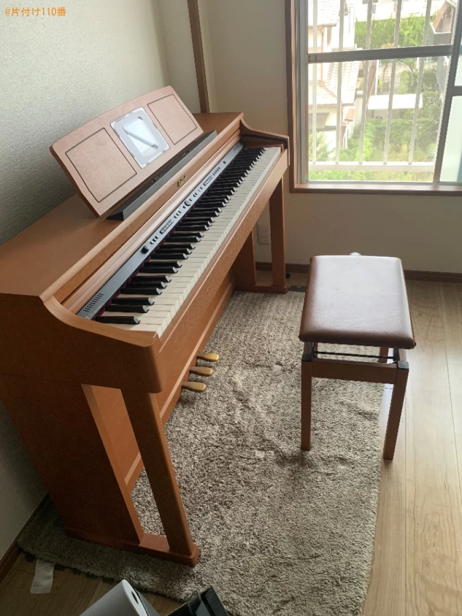 【福岡市早良区】電子ピアノと本棚の回収ご依頼　お客様の声