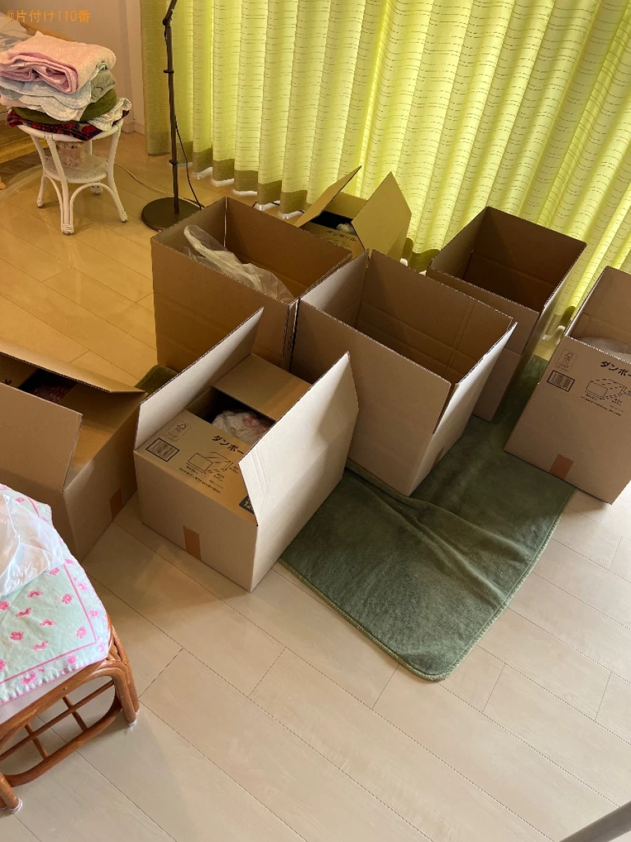 【岡山市北区】ゴミ捨てと梱包作業をご依頼　お客様の声