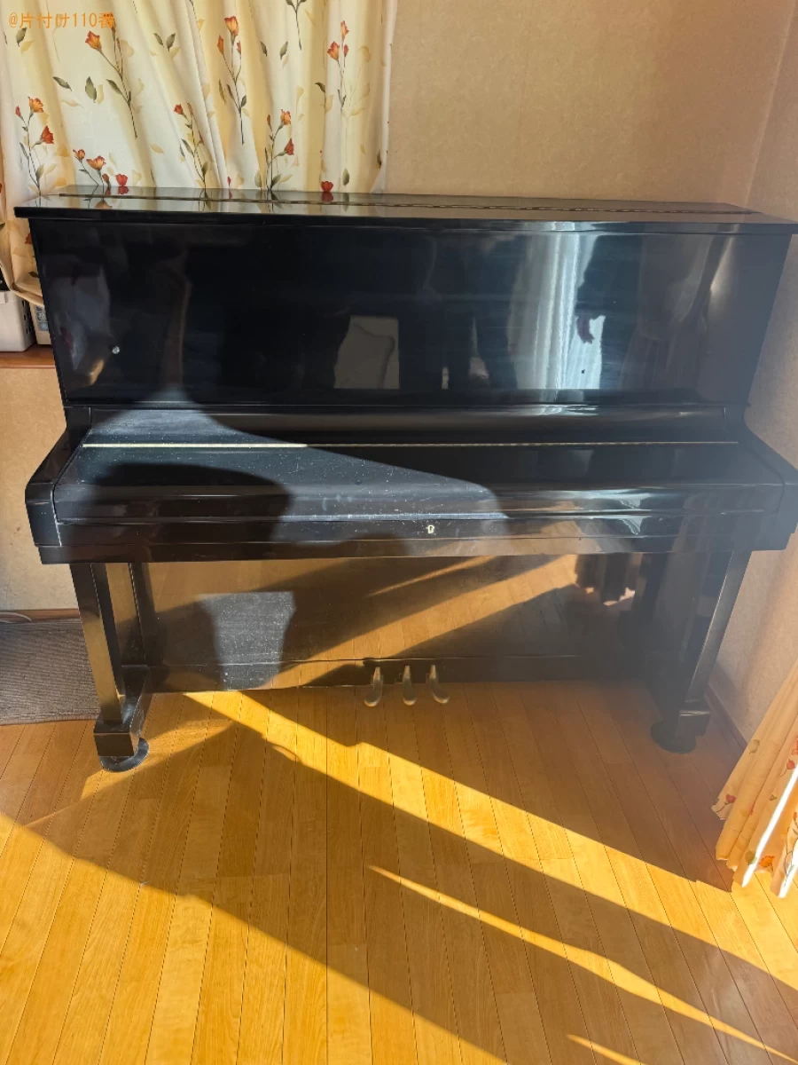 【岡山市中区】アップライトピアノの回収ご依頼　お客様の声