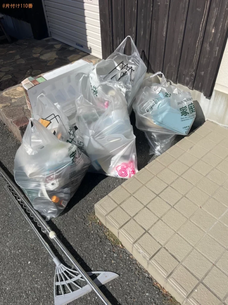 【浜松市中区】物干し竿などの不用品の回収ご依頼　お客様の声