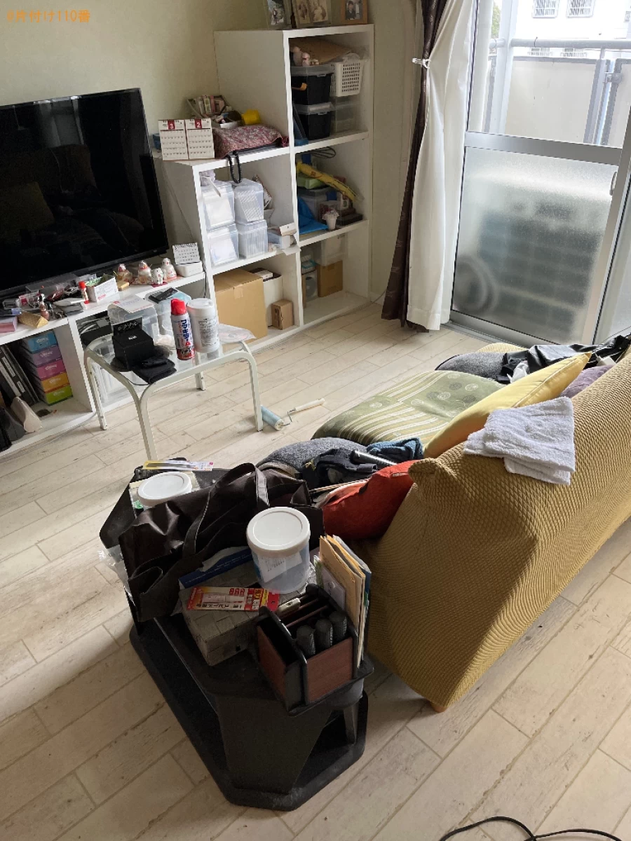 【京都市西京区】不用品回収と家具移動、簡易清掃ご依頼　お客様の声