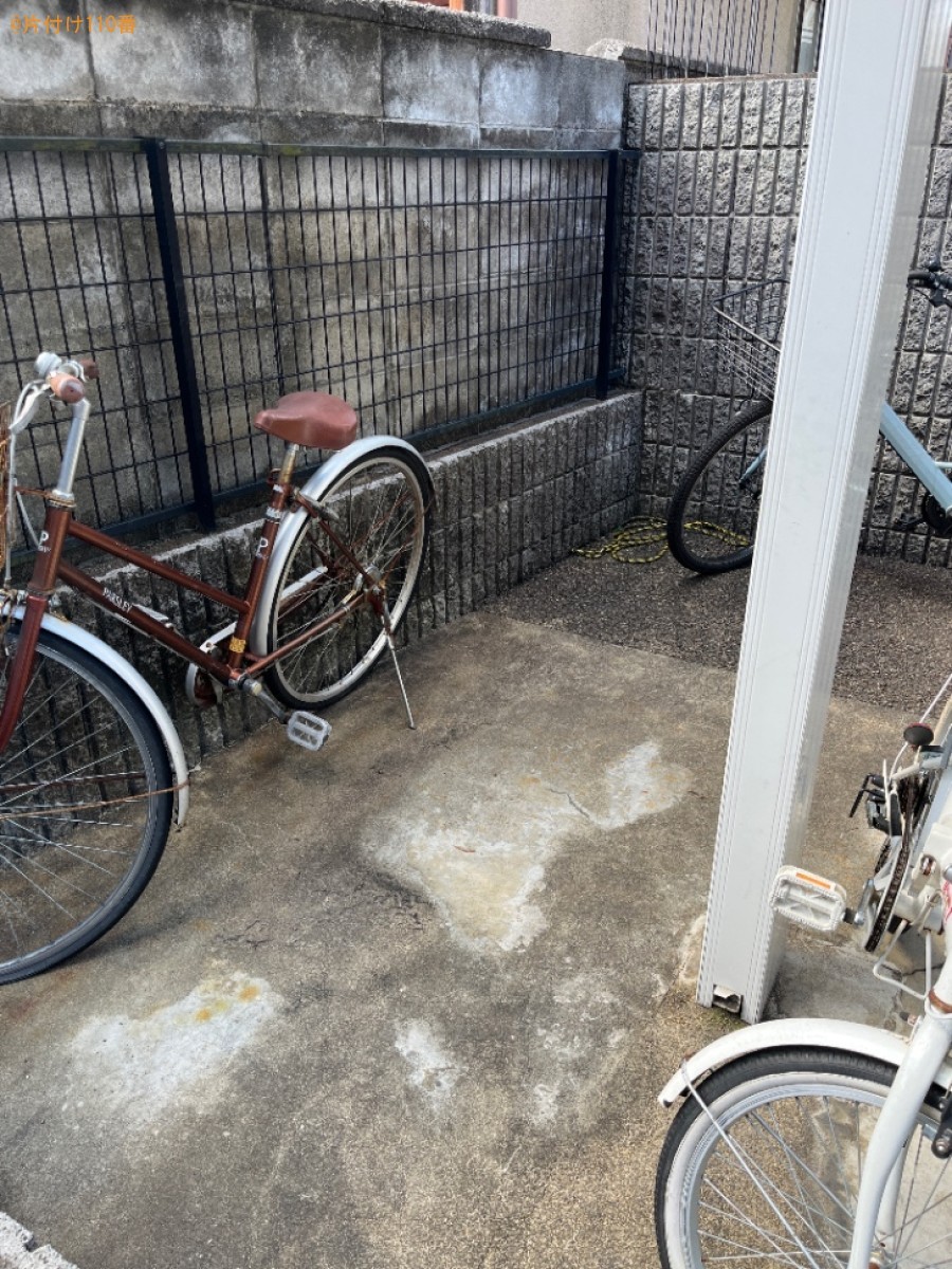【京都市右京区】自転車回収ご依頼　お客様の声