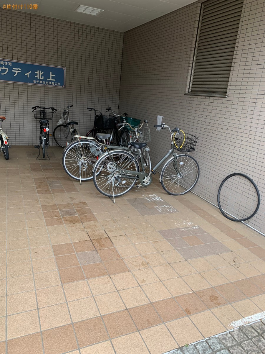 【北上市】自転車のなど不用品回収ご依頼　お客様の声