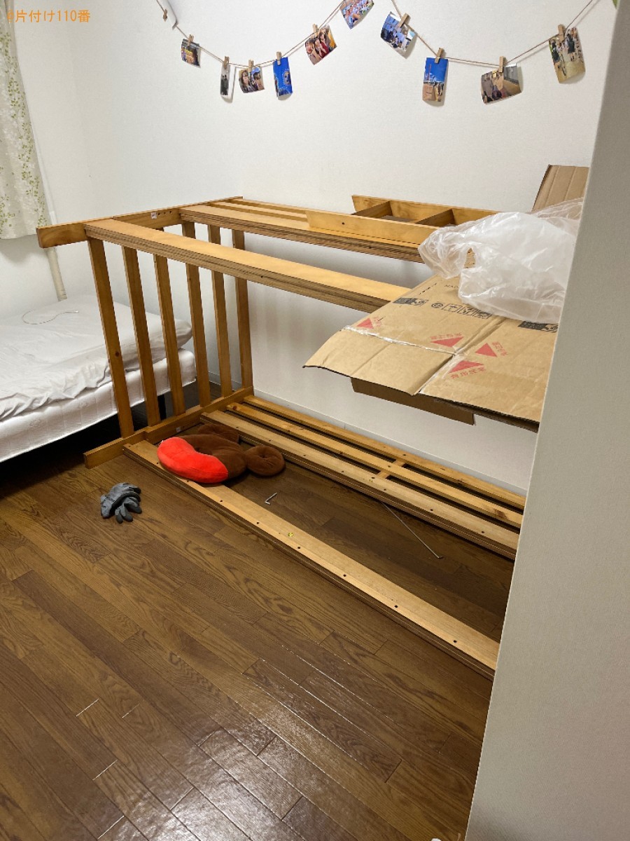 【京都市北区】二段ベッドの回収ご依頼　お客様の声