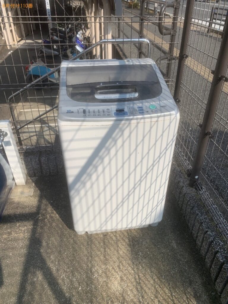 【福岡市南区】洗濯機回収処分ご依頼　お客さまの声