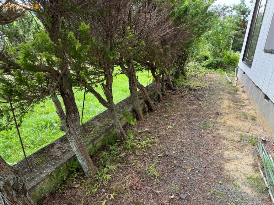 【一関市】草刈り後の草の回収ご依頼　お客様の声