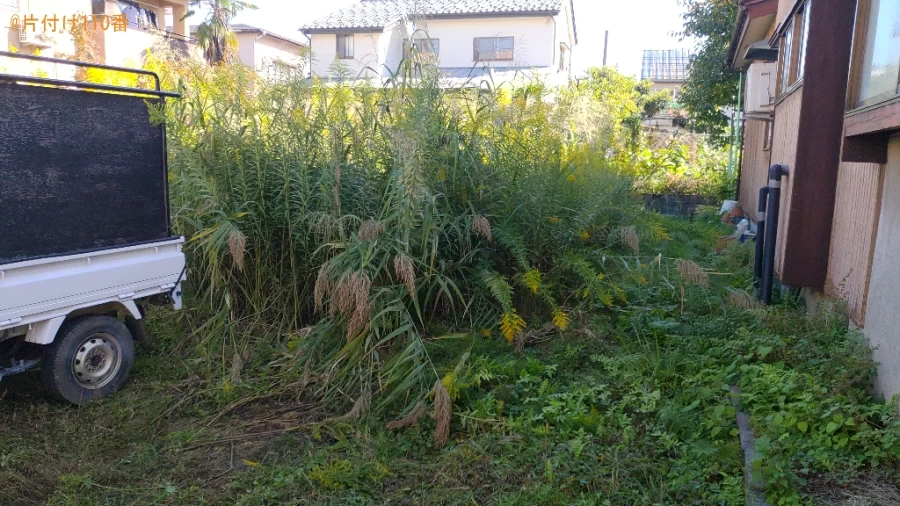 【長岡市】草刈りのご依頼　お客様の声